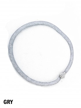 SPARKLE TUBE RHINESTONE NECKLACE